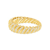diamond croissant ring vardui kara