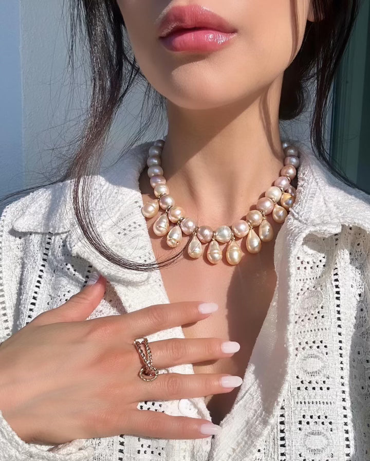 Delphine Pearl Necklace
