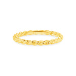 gold rope ring 2mm 14k gold vardui kara