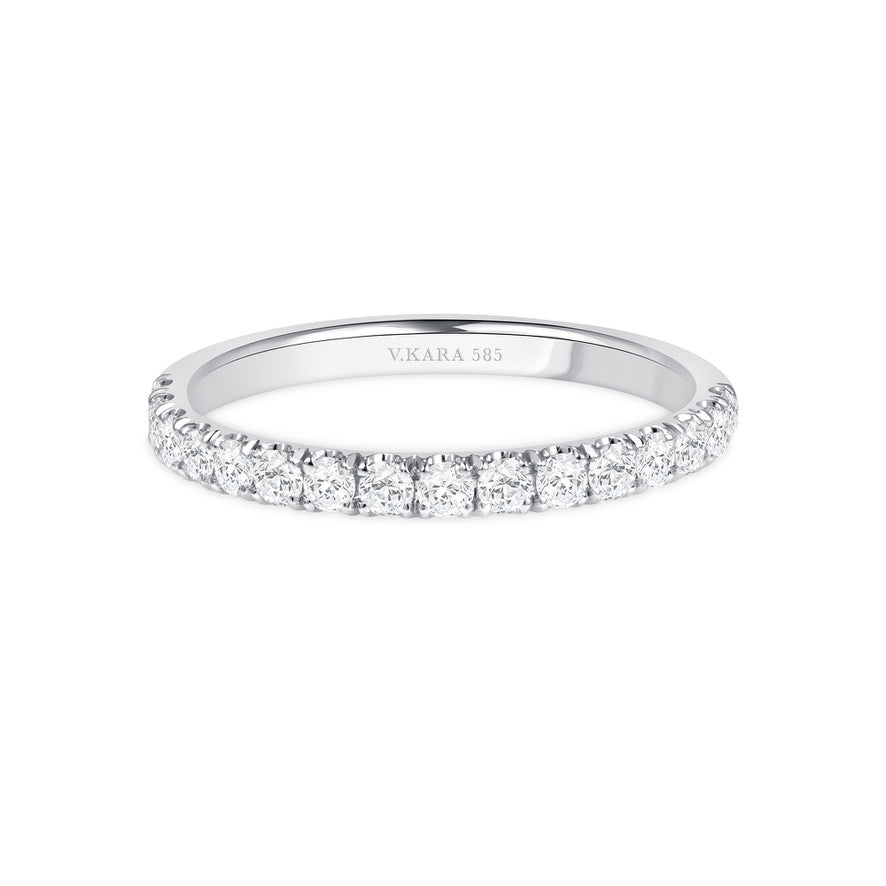 Half Eternity Ring Round Brilliant 1.5 mm