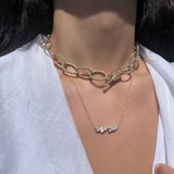 Multi Shape Lab Grown Diamond Necklace