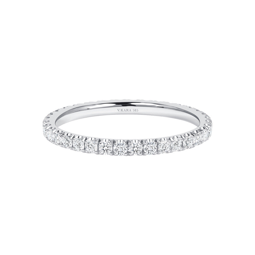 eternity ring round brilliant 1.5 mm vardui kara