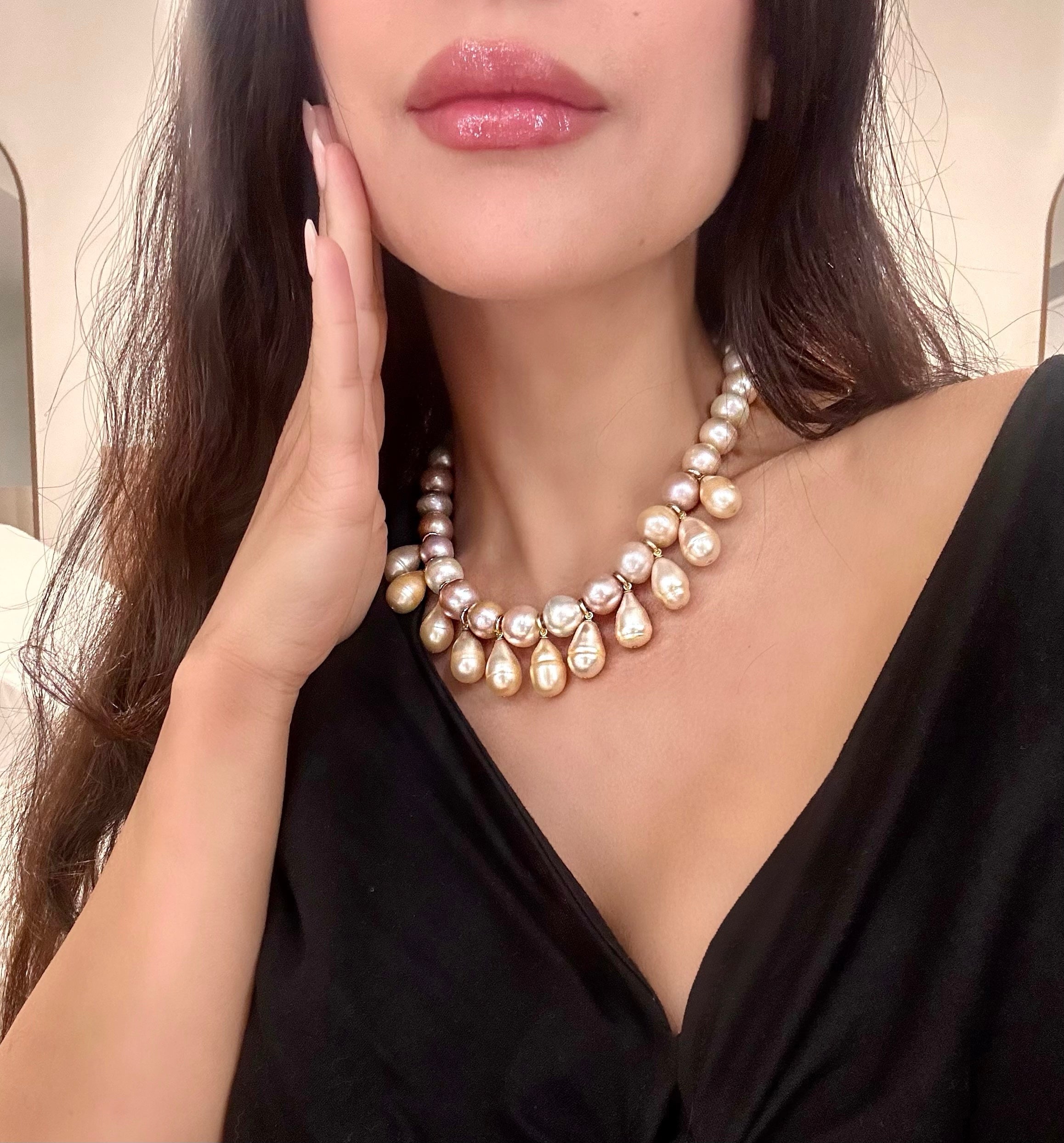 delphine pearl necklace vardui kara