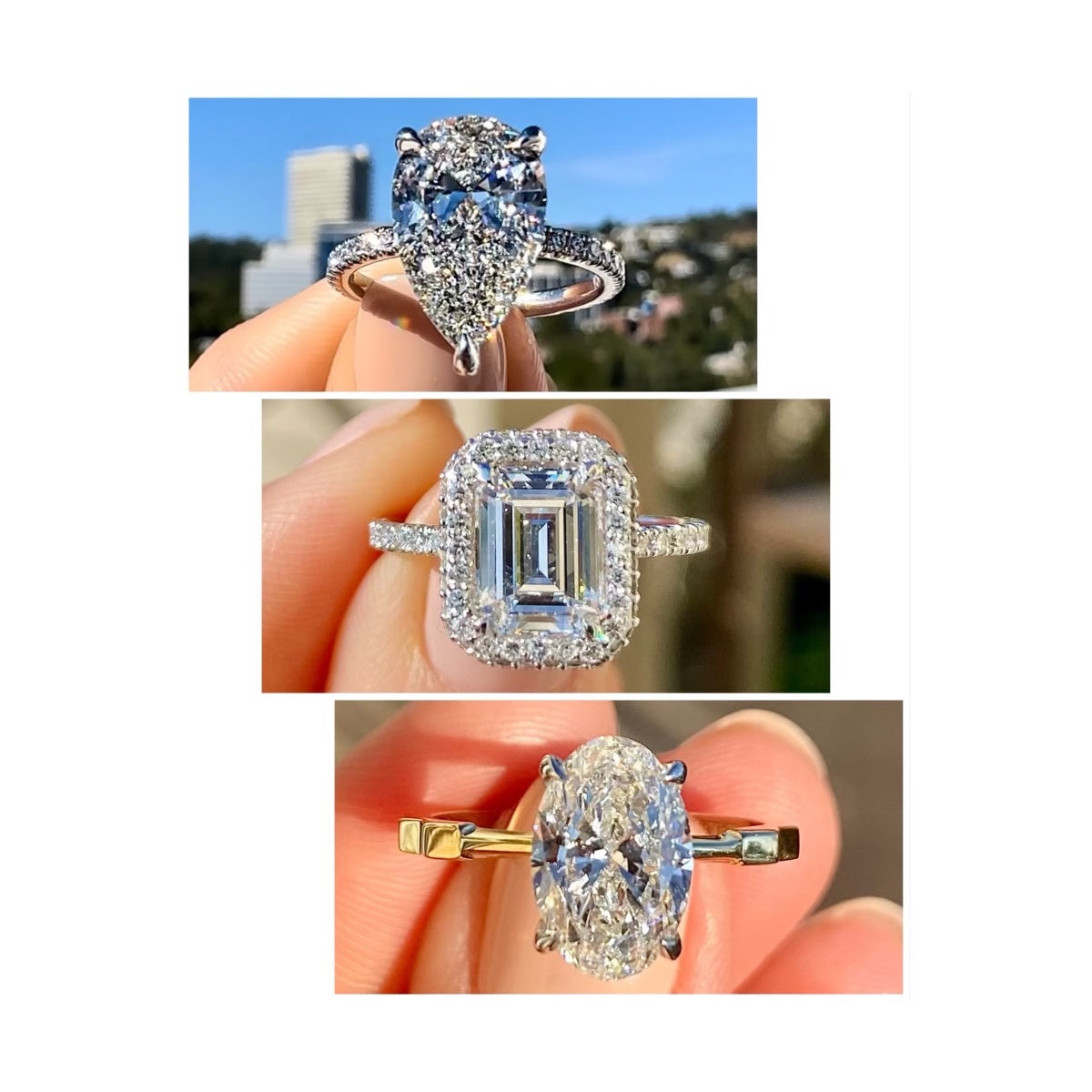 diamond shapes