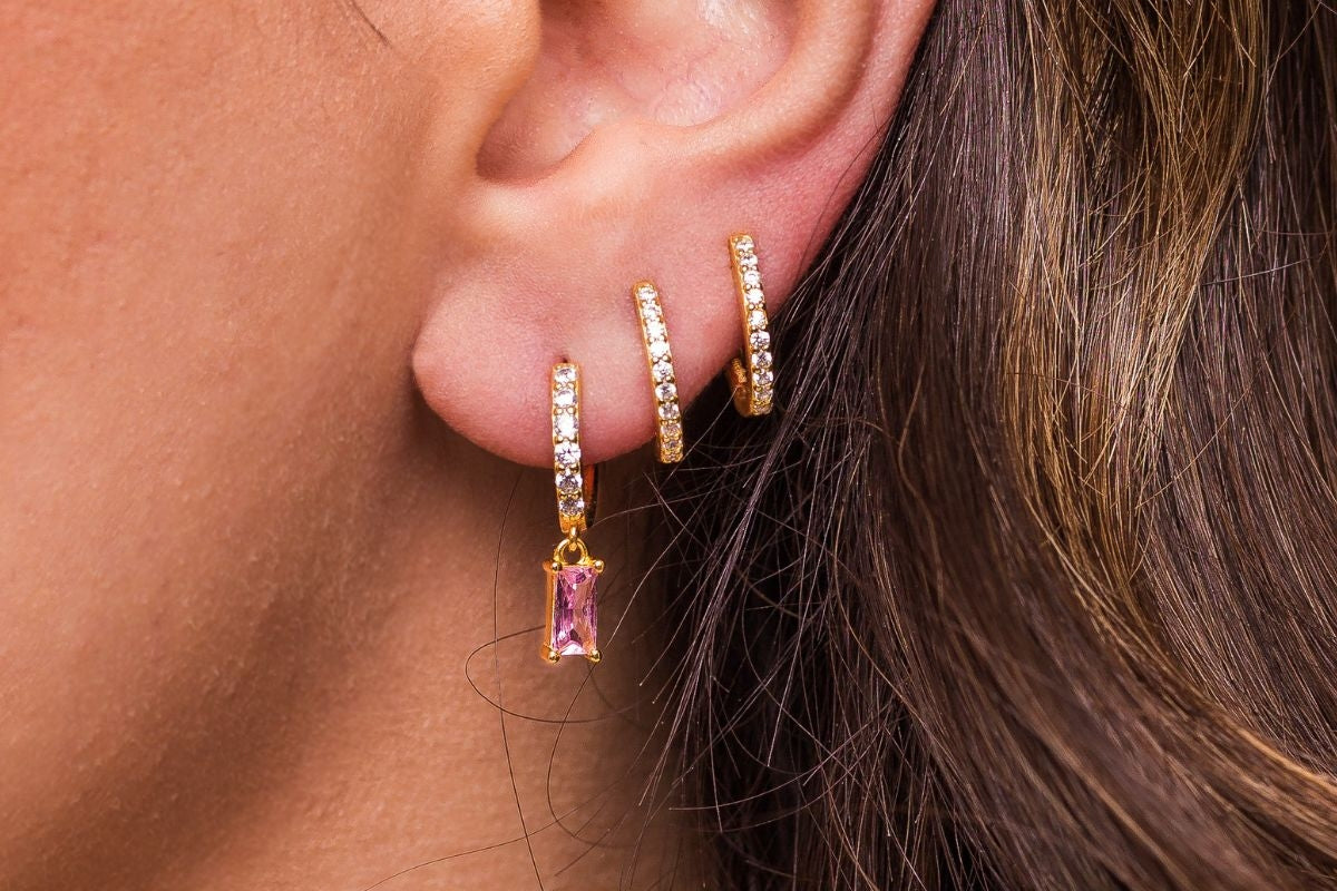 lobe piercing