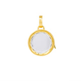 classic small round locket 14 karat gold