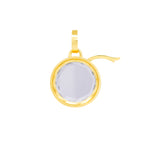 classic small round locket 14 karat gold