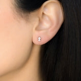 2 stone diamond overlay stud earring vardui kara