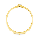 fortress petite solitaire diamond ring 18k gold vardui kara