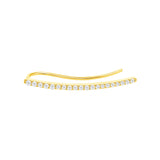 Gold Diamond Ear Climber
