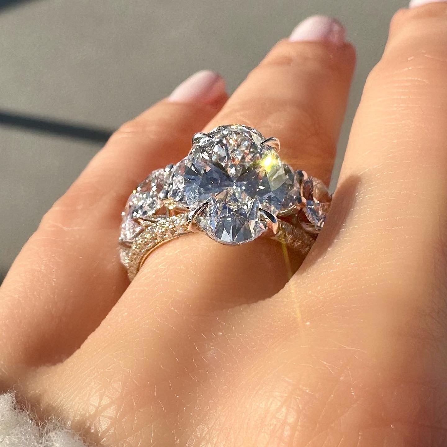 Heavy diamond ring