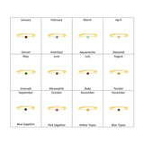 birthstone ring chart vardui kara