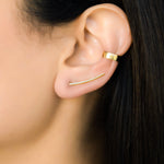 14 karat gold ear climber vardui kara