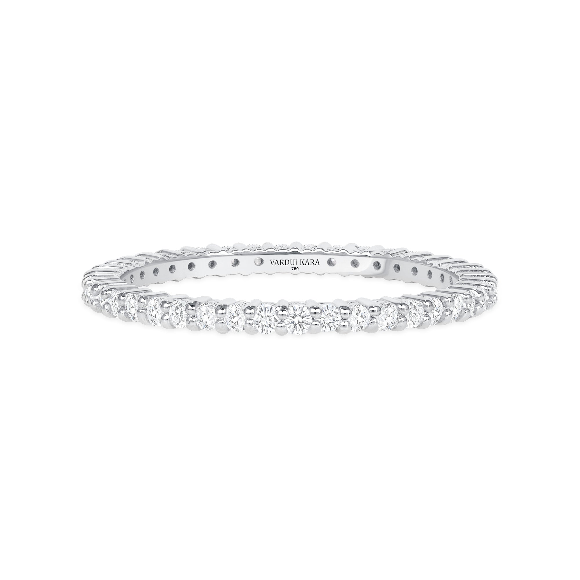 diamond eternity ring 14k gold under half a carat vardui kara