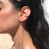 gold ear cuff 14 karat yellow gold vardui kara