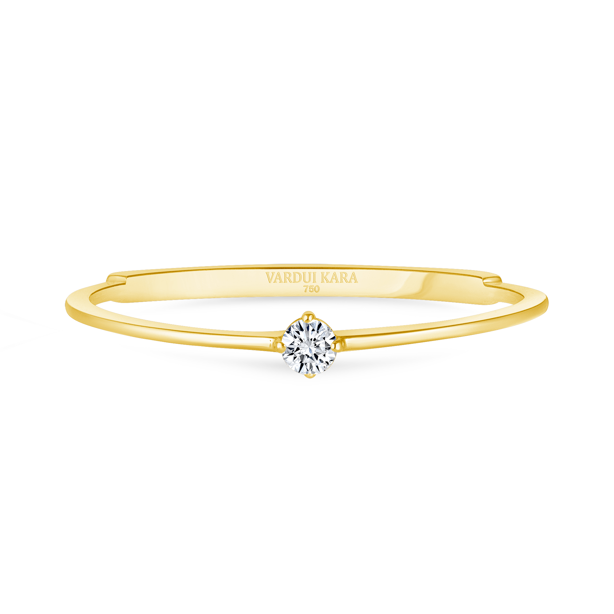 fortress petite solitaire diamond ring vardui kara