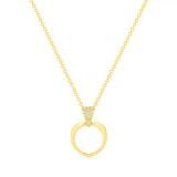 mini eternal heart pendant fortress vardui kara 18k gold