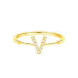 diamond initial ring vardui kara