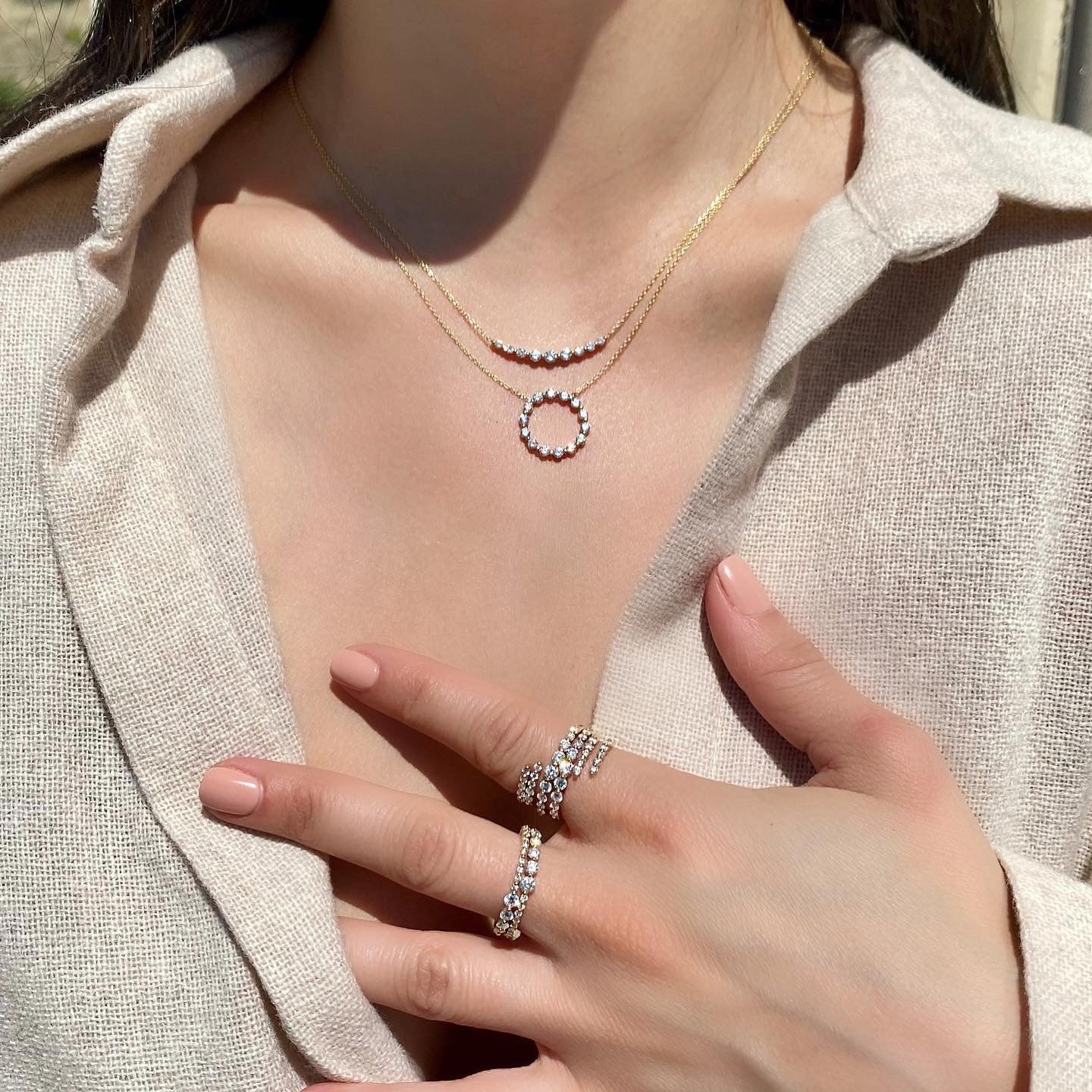 pendant with rings