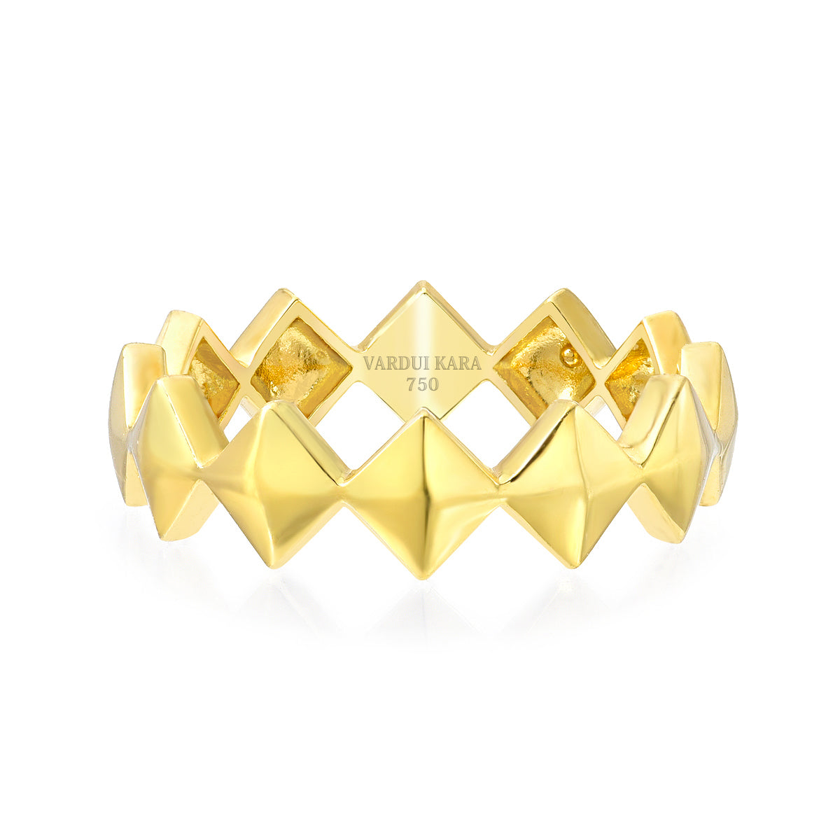 18k Gold Victorious Tattoo Ring