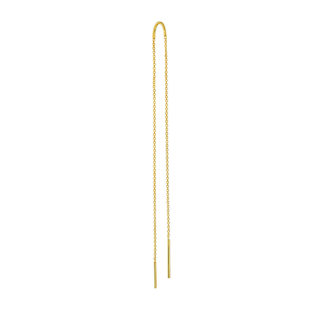 14k gold ear thread vardui kara