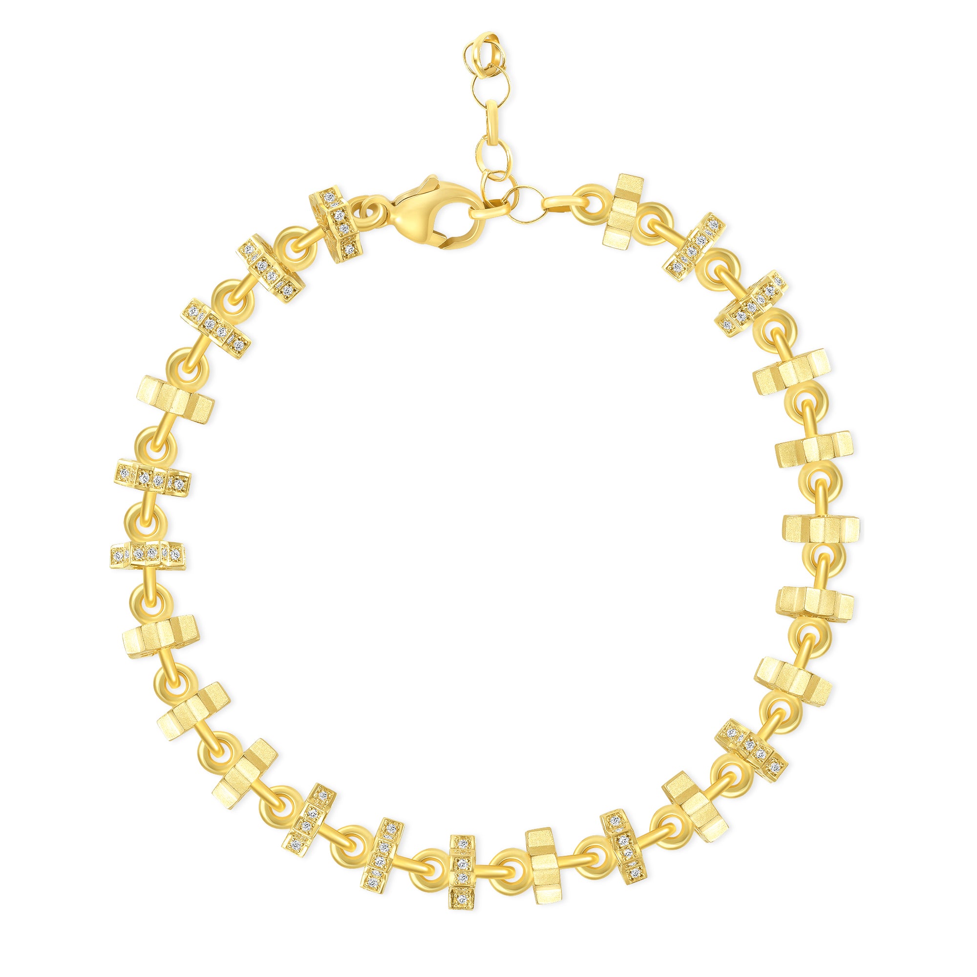 18 karat white gold bracelet