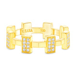18k diamond ring