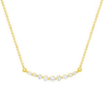 diamond crescent necklace
