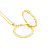glass locket pendant