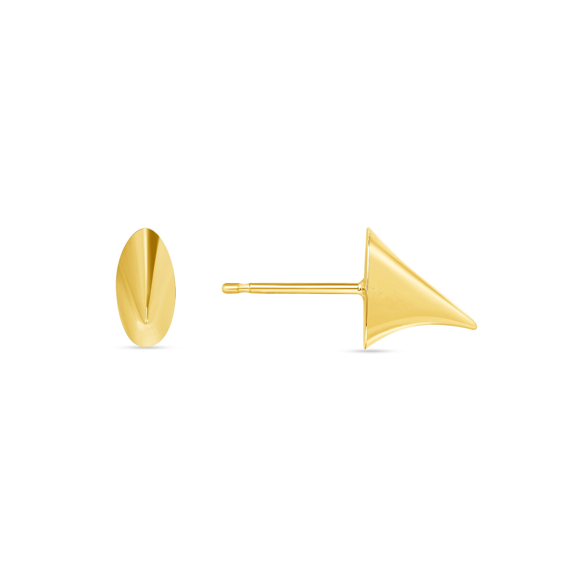 Petite Rose Thorn Stud Earring
