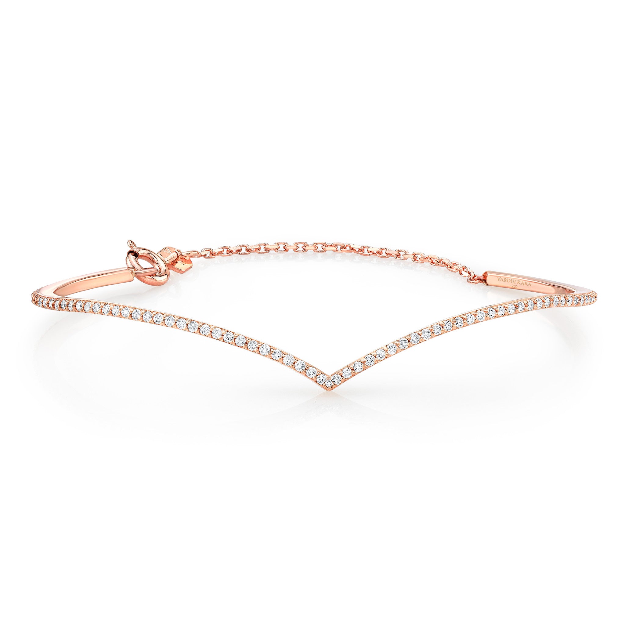 Victorious Diamond Bracelet in 18K Rose Gold