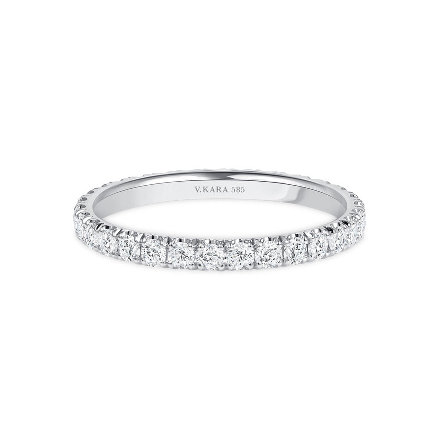 eternity ring round brilliant 1.8 mm vardui kara
