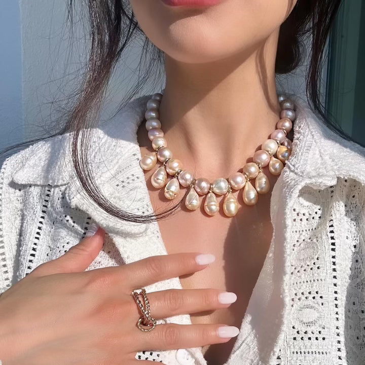 Delphine Pearl Necklace