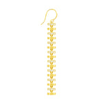 Omni Earrings in 18 Karat Gold with Diamonds