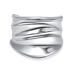 River Cuff in Sterling Silver