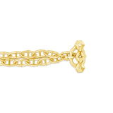 18 karat gold toggle chain link necklace bastion