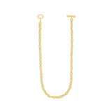 bastion 18 karat gold toggle chain link necklace vardui kara