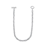 handmade silver link toggle chain necklace vardui kara