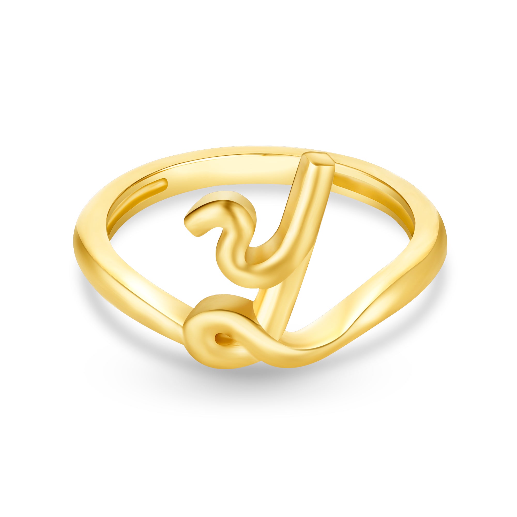 18k gold armenian initial ring vardui kara