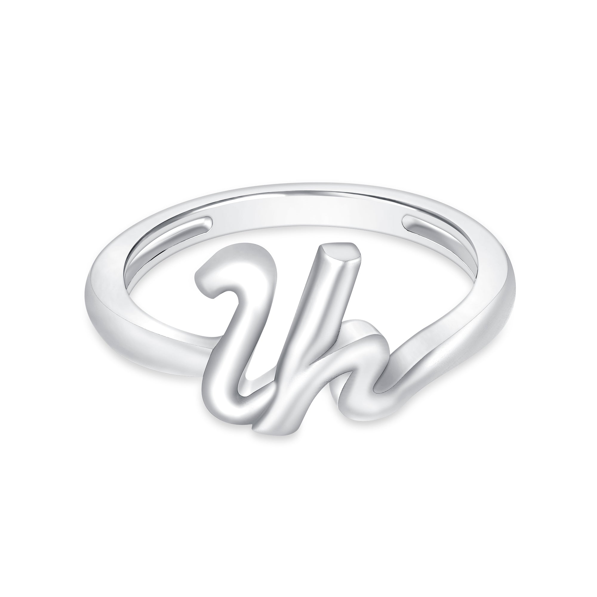armenian initial ring in silver
