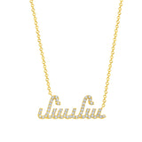 Diamond Armenian "Mama" Necklace