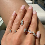 diamond open ring vardui kara