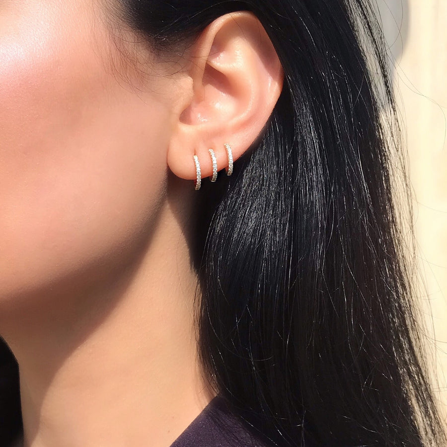 diamond hoop cuff earring vardui kara