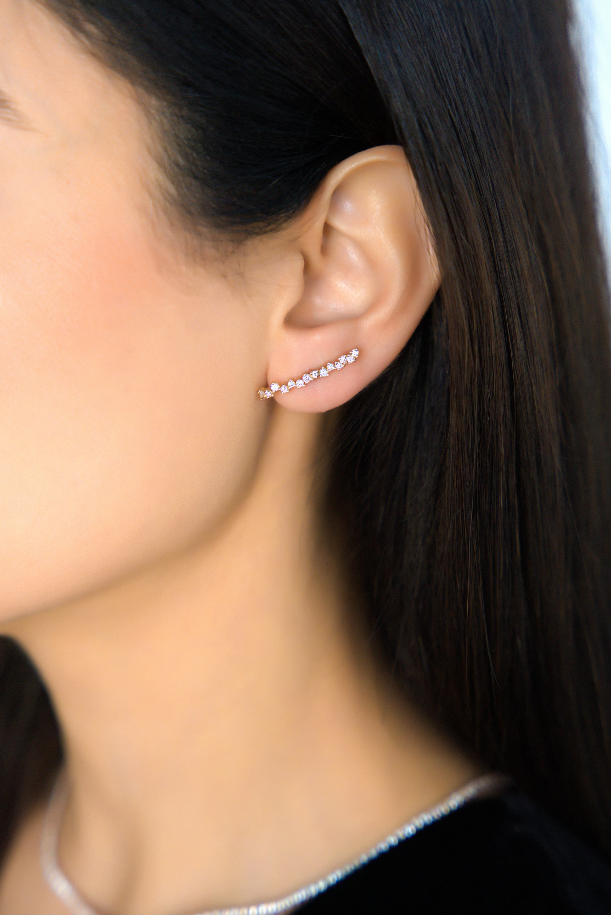 cluster diamond earring vardui kara