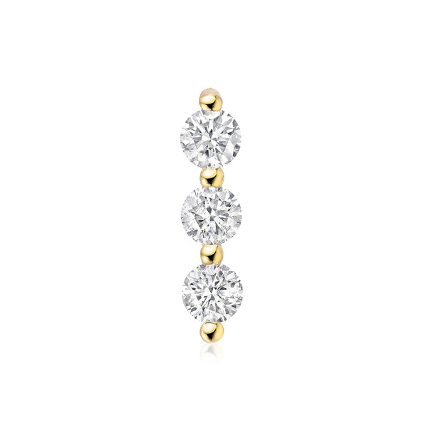diamond stud earring