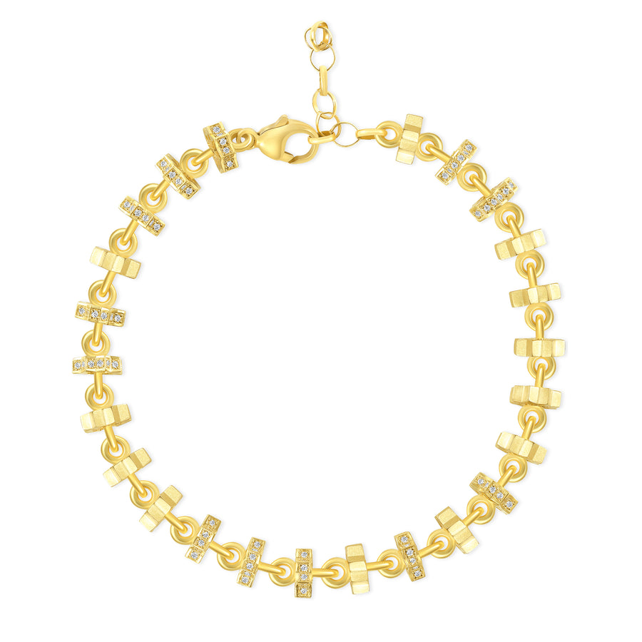 18 karat white gold bracelet