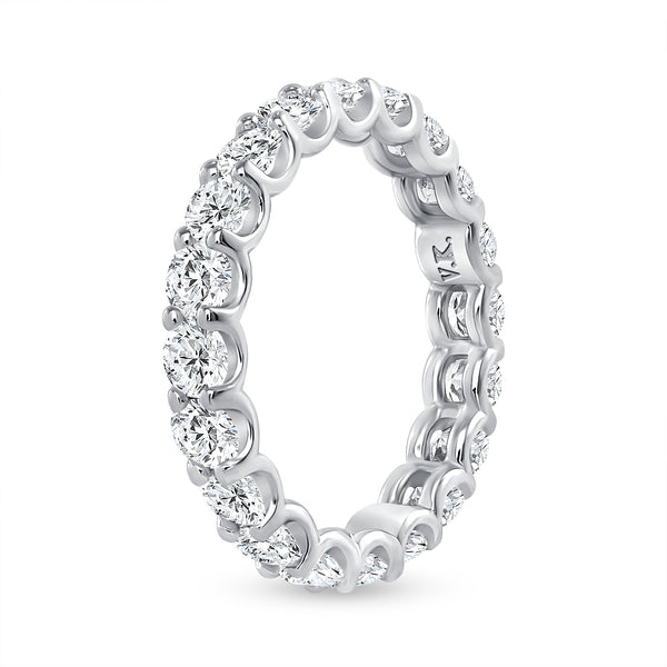 14 karat gold 2 carat diamond eternity ring