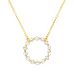 diamonds circle necklace vardui kara
